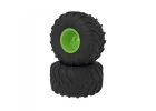 dBoots Chevron MT Tire Set - Glued - Green