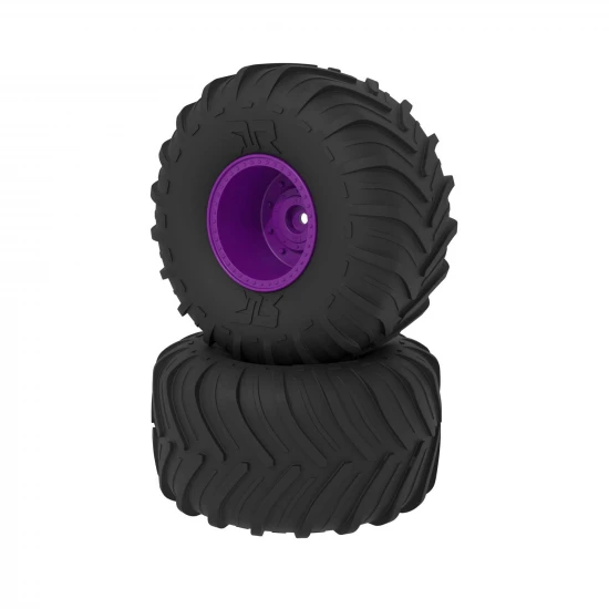 dBoots Chevron MT Tire Set - Glued - Purple