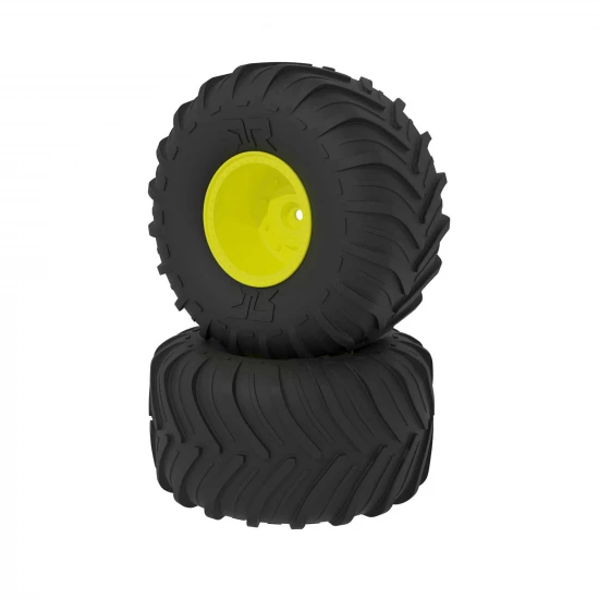 dBoots Chevron MT Tire Set - Glued - Yellow