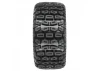 Duratrax Brutus 5.7 Monster Truck Tires Mounted on 24mm Hex Black Ripper Wheels (2)