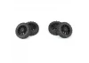 ProLine Badlands MX 1.9 Buggy Tires Mounted On Mach-10 Black Wheels