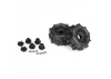 ProLine Sand Paw HP Belted 2.8 MT Tyres on 12/14mm Hex Black Wheels (2)
