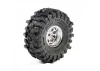 1/30 Baja Pro X Front/Rear Mounted Chrome Beast Tires (4): A