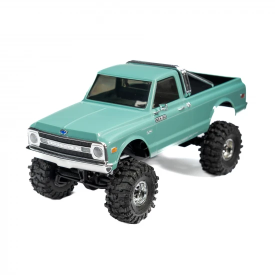 1/30 Baja Pro X Front/Rear Mounted Chrome Beast Tires (4): A