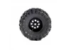 1/30 Baja Pro X Front/Rear Mounted Chrome Beast Tires (4): A