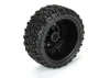 ProLine Aztek M2 SC Tyres Mounted on 12/14mm Black Raid Wheels (2)