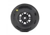 1:16 King Pin Front/Rear Tires MTD 12mm Black Split Six (4):