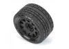 1:18 Menace F/R Street Tires MTD 12mm Black Raid (4): Granit