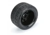1:18 Menace F/R Street Tires MTD 12mm Black Raid (4): Granit