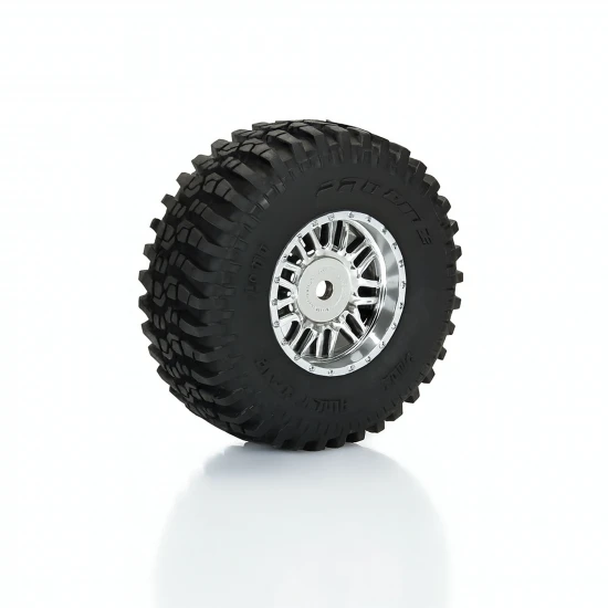 ProLine Flat Iron Front/Rear Tires Mounted 12mm Hex Chrome Diablo (4) - Arrma Typhon GROM