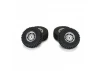 ProLine Flat Iron Front/Rear Tires Mounted 12mm Hex Chrome Diablo (4) - Arrma Typhon GROM
