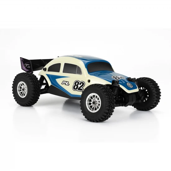 ProLine Flat Iron Front/Rear Tires Mounted 12mm Hex Chrome Diablo (4) - Arrma Typhon GROM