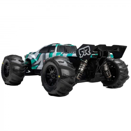 ProLine 1:16 Dumont MT Tires On Black Split Six Wheels (2)
