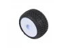 1/24 Electron 2.0 Buggy F/R Tires Mounted 7mm White (4): Mic
