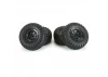 ProLine Aztek Front/Rear Mounted Black Clobber (4) for Axial SCX30
