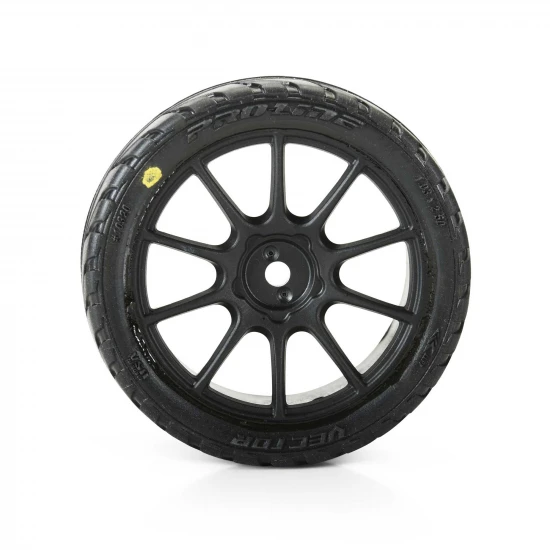 1:14 Vector Tire MTD 12mm Black Velocity Wheel (4): ARRMA TY