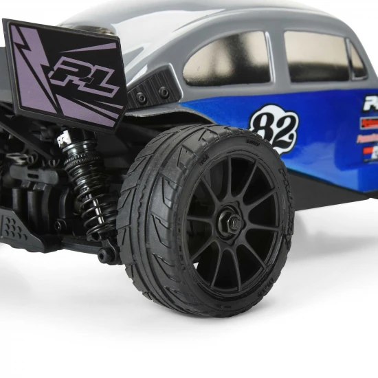 1:14 Vector Tire MTD 12mm Black Velocity Wheel (4): ARRMA TY