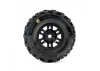 1:16 Badlands MX Front/Rear Tires MTD 12mm Black Split Six (
