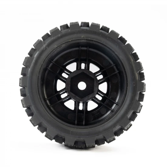1:16 Badlands MX Front/Rear Tires MTD 12mm Black Split Six (