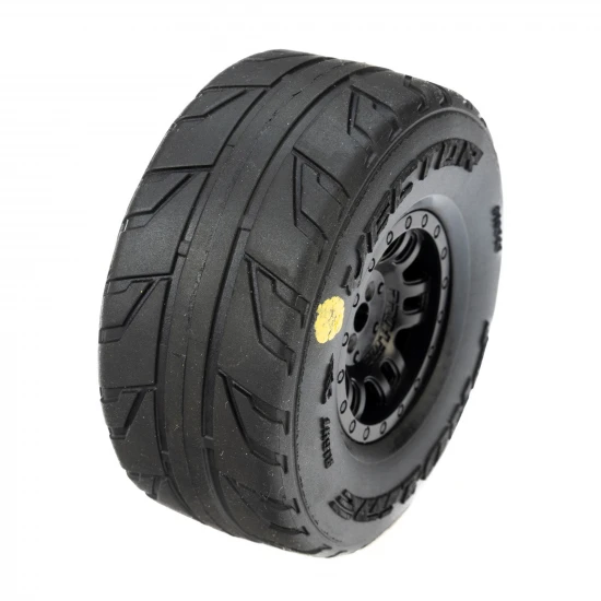 1:16 Vector Front/Rear Tires MTD 12mm Black Split Six (4): M