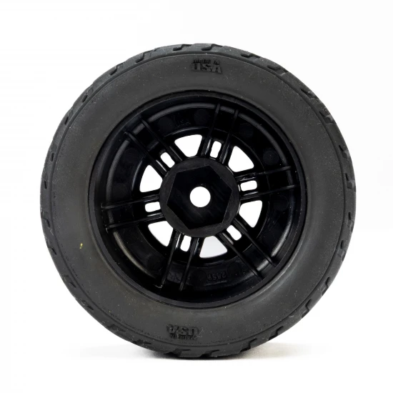 1:16 Vector Front/Rear Tires MTD 12mm Black Split Six (4): M