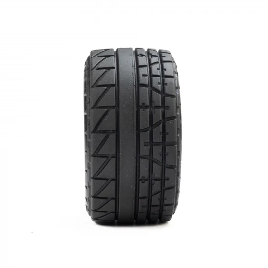 Menace Front/Rear Street Tires Mounted 12mm Black Split Six
