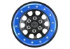 ProLine 1:6 Steelies Stamped Steel 2.9 Dual Offset SCX6 Wheels Blue