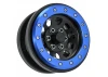 ProLine 1:6 Steelies Stamped Steel 2.9 Dual Offset SCX6 Wheels Blue
