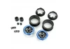 ProLine 1:6 Steelies Stamped Steel 2.9 Dual Offset SCX6 Wheels Blue