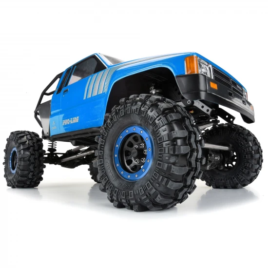 ProLine 1:6 Steelies Stamped Steel 2.9 Dual Offset SCX6 Wheels Blue