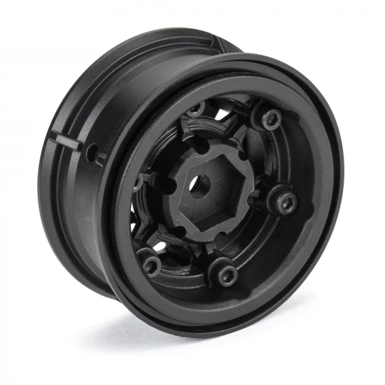 ProLine Holcomb 1.55 12mm Crawler Bead-Loc Wheels - Black (2)