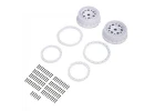 Wheel and Beadlock Set - White (2): 5IVE-T 3.0