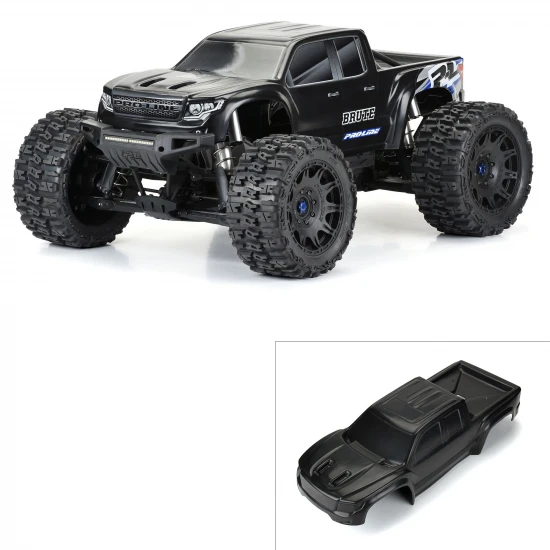 ProLine Pre-Cut Brute Bash Armor Black Body: X-MAXX