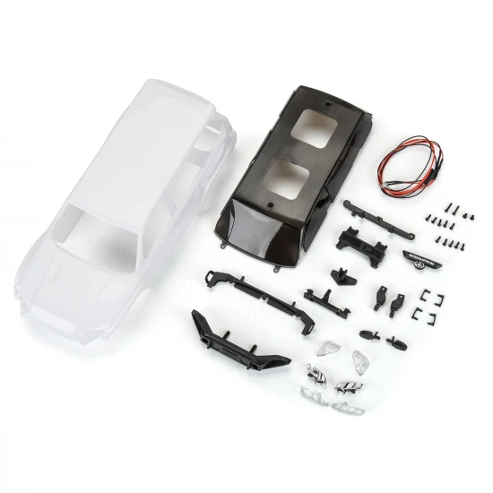 1/24 2023 Toyota 4Runner TRD Pro White Hard Body Unassembled