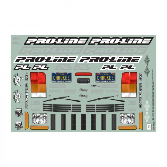 ProLIne 2001 Jeep Cherokee Clear Bodyshell - 12.3 (313mm) Wheelbase