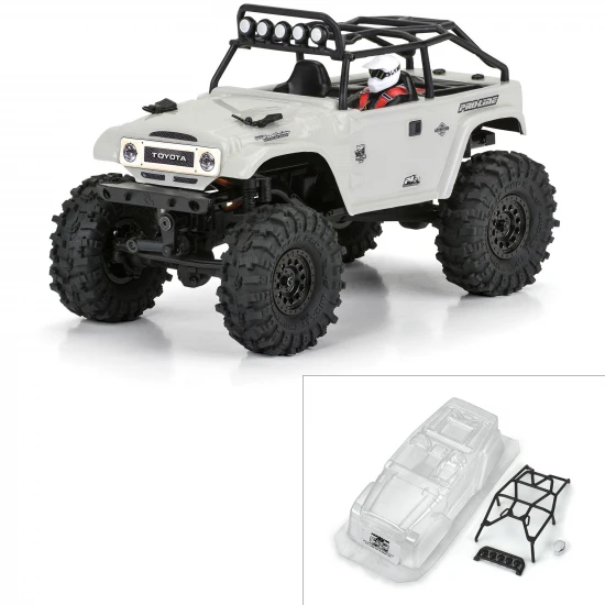 ProLine 1:24 1979 Toyota Land Cruiser FJ40 Clear Body with Trail Cage
