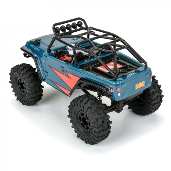 1/24 2004 Jeep LJ Clear Body/Trail Cage: SCX24