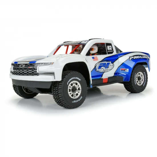 ProLine Pre-Cut 2019 Chevy Silverado Trophy Truck Clear Bodyshell - 1:16 Arrma Mojave GROM