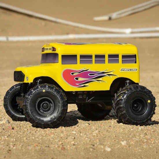 Pre-Cut (School Bus) Clear Body for ARRMA GORGON GROM