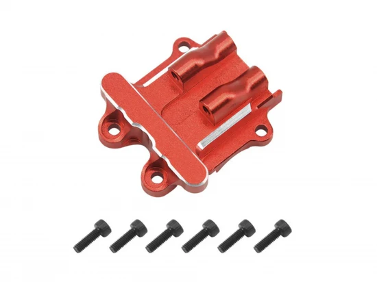 Front Gearbox Cover - Red Aluminium - Grom