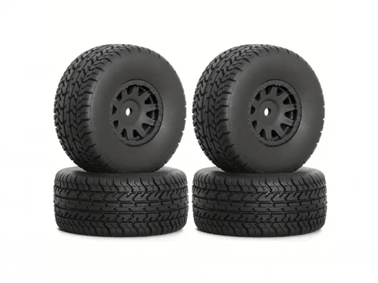 On-Road Tyre w/ Black Rim - 1:18 Mojave