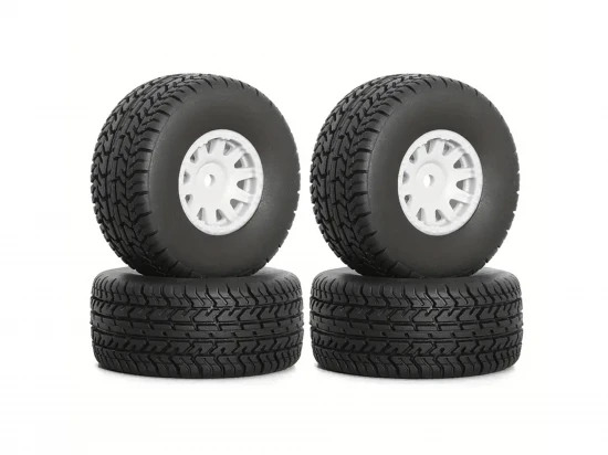 On-Road Tyre w/ White Rim - 1:18 Mojave