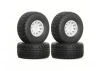 On-Road Tyre w/ White Rim - 1:18 Mojave