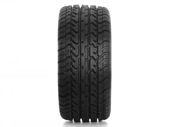 On-Road Tyre w/ White Rim - 1:18 Mojave
