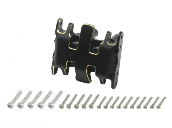 Centre Skid and Mount Plate - Black Brass SCX30