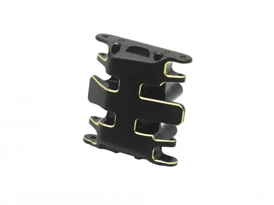 Centre Skid and Mount Plate - Black Brass SCX30