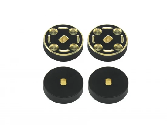 Axle Weight - Black Brass 4mm - 4pcs SCX30
