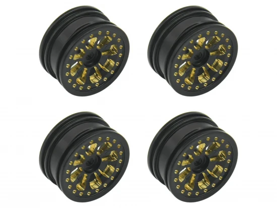 Wheel Set - Black Brass 4pcs SCX30