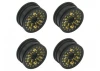 Wheel Set - Black Brass 4pcs SCX30