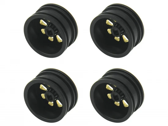 Wheel Set - Black Brass 4pcs SCX30